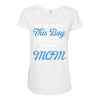 so there's this boy who wil always have a piece of my heart he calls m Maternity Scoop Neck T-shirt
