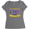 I Love Someone with Bladder Cancer to The Moon &amp; Back to Infinity Women's Triblend Scoop T-shirt