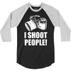 i shoot people 3/4 Sleeve Shirt