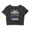 awesome poppa Crop Top