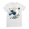 the great wave off sound Ladies Fitted T-Shirt