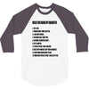 rules for dating my daughter shirt t shirt perfect father's gift 3/4 Sleeve Shirt
