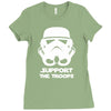 support the troops Ladies Fitted T-Shirt