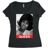 Aretha Franklin Queen Women's Triblend Scoop T-shirt