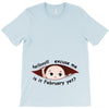 February Peeking Out Baby Boy T-Shirt