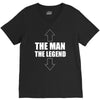 the man the legend funny V-Neck Tee