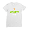 plant powered athlete Ladies Fitted T-Shirt