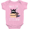 ninja cat Baby Onesie