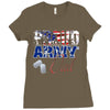 proud army dad Ladies Fitted T-Shirt
