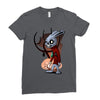 death bunny. Ladies Fitted T-Shirt