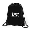 the loop chicago's classic rock 97.9 fm radio station Drawstring Bags
