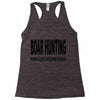 boar hunting tex Racerback Tank