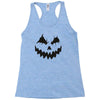 pumpkin face Racerback Tank