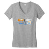 school photos Women's V-Neck T-Shirt