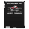 case ih red tractor boy comin' through iPad 3 and 4 Case