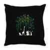 meanwhile in the woods Throw Pillow