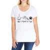 all i need in life Ladies Curvy T-Shirt