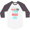 THE SONGS ON THE RADIO 3/4 Sleeve Shirt