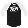 class of 2027 novelty high school elementary 3/4 Sleeve Shirt