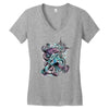 summer cthulhu Women's V-Neck T-Shirt