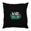 rock, paper, scissor hold Throw Pillow