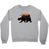 Bear Adventure With Rose Crewneck Sweatshirt