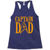 captain dad Racerback Tank
