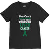 you can't scare or beat me i have been through liver cancer V-Neck Tee