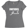 military army infidel Women's Triblend Scoop T-shirt