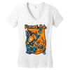 dragon son Women's V-Neck T-Shirt