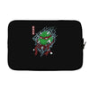 red oni ninja Laptop sleeve