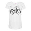 Albert Hofmann LSD Funny Retro Bicycle Day Maternity Scoop Neck T-shirt