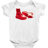 red skinhead bovver boots ideal birthday gift or present Baby Bodysuit