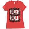 let's rock and or roll Ladies Fitted T-Shirt