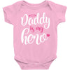 Daddy is my Hero Baby Girl Baby Bodysuit