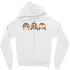 new! monkey Zipper Hoodie