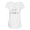 bass just groove Maternity Scoop Neck T-shirt