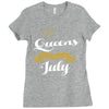 queens are born in july Ladies Fitted T-Shirt