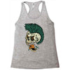 skull punk style Racerback Tank