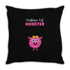 Creating a Lil Monster Baby Girl Throw Pillow