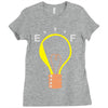 running out of bright ideas Ladies Fitted T-Shirt