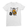 monster i will bee bat Ladies Fitted T-Shirt
