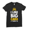 i like big monster cars Ladies Fitted T-Shirt