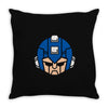 mecha mega rocks Throw Pillow