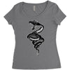 snake Women's Triblend Scoop T-shirt