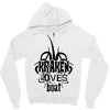 Kraken Loves Boat Zipper Hoodie