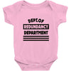 redundancy Baby Onesie