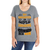 My Daughter Is Super Awesome Her Mom Ladies Curvy T-Shirt