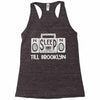 no sleep boombox Racerback Tank