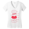 cheeseburger Women's V-Neck T-Shirt